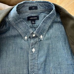 J Crew Chambray Shirt in XL